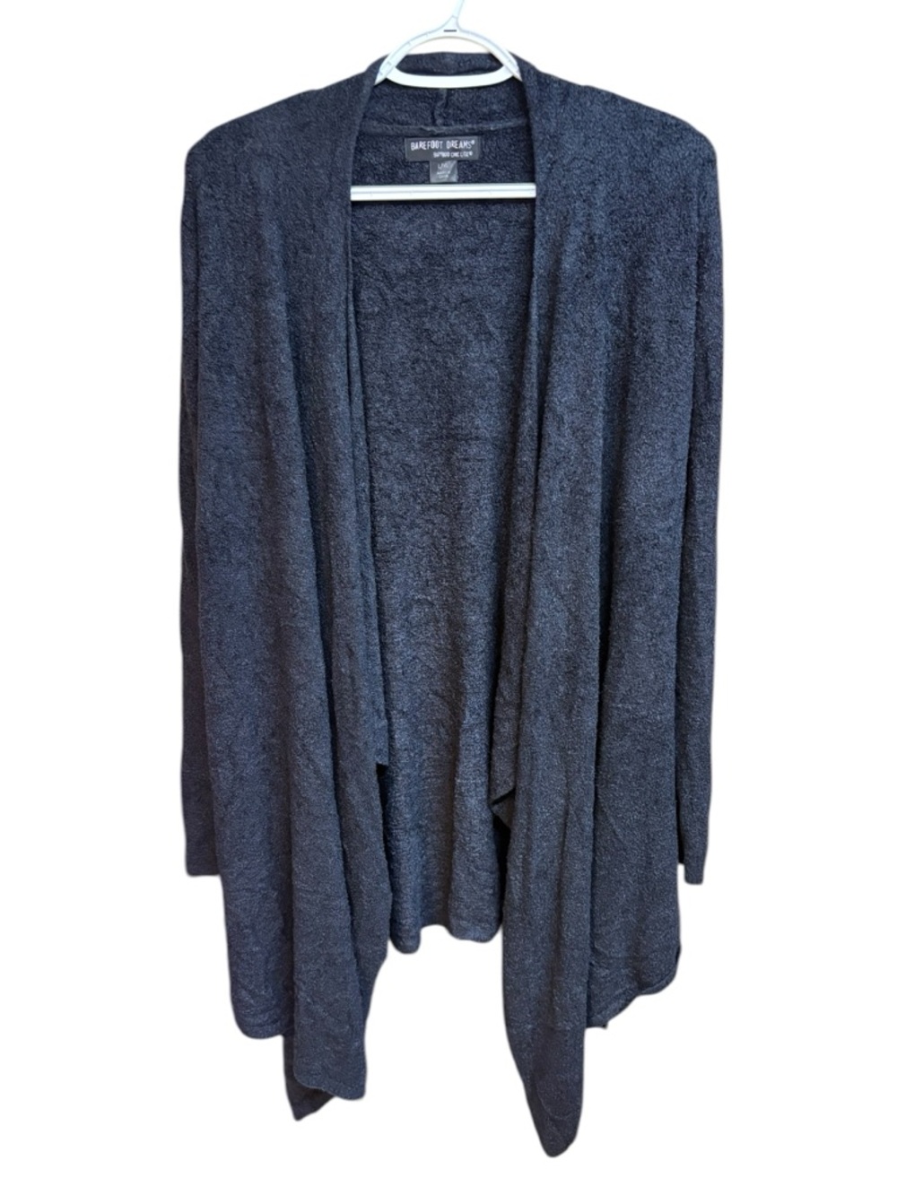 Barefoot Dreams Bamboo Chic Lite Knit Cardigan Black L/XL